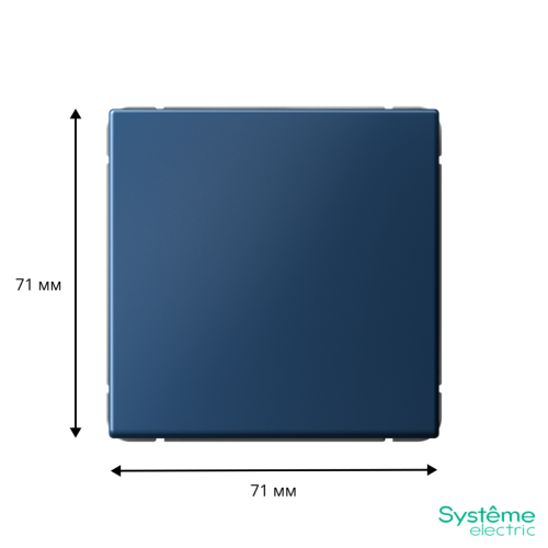 ARTGALLERY 1-клавишный ПЕРЕКЛЮЧАТЕЛЬ, 10АХ, механизм, быстрозажимные клеммы, АКВАМАРИН | код GAL001161S | Systeme Electric фото 2