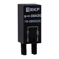 Модуль защитный RC 110-230В AC/DC для промежуточных реле RP AVERES EKF | код rp-rc-230ACDC | EKF