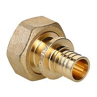 Соединитель надвижной с накидной гайкой EUROCONUS 20(2,8) х 3/4"EC | код. VTm.422.EBG.002005 | VALTEC