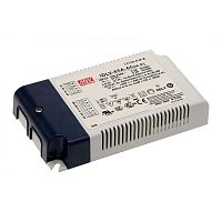 Источник питания AC-DC, 57.6Вт, вход 180…295В AC, 47…63Гц/125…417В DC, ККМ, выход 24В/2.4А, изоляция 3750В AC, в кожухе 130х75х25мм, -20…+85С (корпус), димминг 0...10 В/ШИМ, доп. выход 12В/50мА | код IDLV-65A-24 | MeanWell