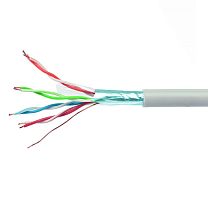 Кабель Cablexpert, FTP5e, 4 пары, 0.50 мм, медь, однож., экран, 305 м, Fluke Test, серый | код FPC-5004E-SO | Cablexpert