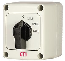 Переключатель CS 25 67 PN (Ф.напряж._корп./IP65_с/ч_25A) | код 004773206 | ETI