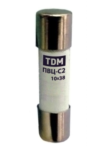 Плавкая вставка ПВЦ-С2 10х38 6А TDM | код SQ0729-0005 | TDM