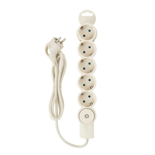 Фильтр сетевой 5х1.5м с/з с выкл 2кВт 10А/2 сл. кость Duwi 32570 3 фото 5 Фильтр сетевой 5х1.5м с/з с выкл 2кВт 10А/2 сл. кость Duwi 32570 3 фото 5