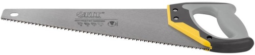 Ножовка по дереву, средний каленый зуб 7 ТPI, 3D заточка, 3К пласт.прорезиненная ручка, Профи 400 мм | код 40451 | FIT фото 5