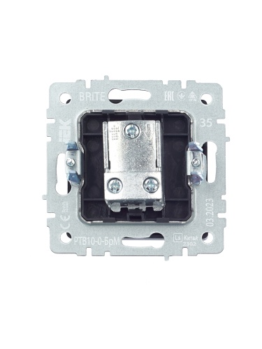 BRITE Розетка TV проходная РТВ10-0-БрМ маренго | код BR-A10-P-K35 | IEK фото 3