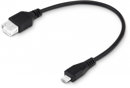 Кабель OTG Buro USB (m)-micro USB (m) 0.2м черный | код 359899 | BURO