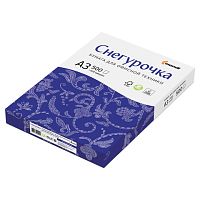 Бумага офисная СНЕГУРОЧКА, БОЛЬШОГО ФОРМАТА (297х420), А3, 80 г/м2, 500 л., марка С, Mondi, белизна 146% | код 110095 | СНЕГУРОЧКА