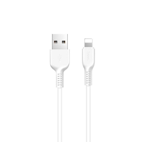 Кабель USB 2.0 hoco X20, AM/Lightning M, белый, 1м | код 6957531068815 | Hoco