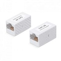 Адаптер проходной RJ45-RJ45 (8P8C) кат.5E неэкранир. WR-CA-8P8C-C5E бел. | код 505223 | WRline