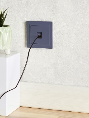 BRITE Розетка компьютерная RJ45 кат.5E РК10-БрМ маренго | код BR-K10-1-K35 | IEK фото 2