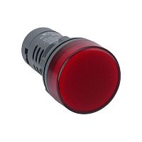 Лампа светосигнальная SB7 d22мм 230В AC красн. моноблочная | код. SB7EV04MP | Systeme Electric
