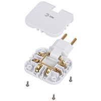 Разветвитель электрический 3-м 10А SPF-3-FL поворотн. бел. Эра Б0069088