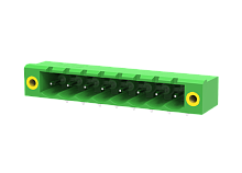 MC-PA5.08H06-F-0001 Разъём штекерный MC, угл. конт.,шаг 5.08мм,6 конт., фланц. ,зел., шт | код MC-PA5.08H06-F-0001 | SUPU