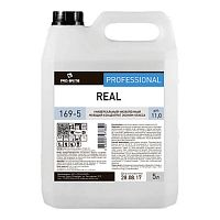 Средство моющее универсальное 5 л, PRO-BRITE REAL, щелочное, низкопенное, концентрат, 169-5 | код 605292 | PRO-BRITE