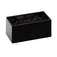 Источник питания AC-DC, 4.125 Вт, вход 85...264В AC 47...440 Гц, 120...370B DC, выход 3.3В/1.25А, изоляция 3000В AC, в корпусе на плату 45.7х25.4х21.5мм, -30...+70C | код IRM-05-3.3 | MeanWell
