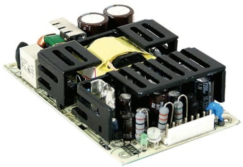 Источник питания AC-DC, med, 68.5Вт, вход 90…264В AC, 47…440Гц /127…370В DC, выходы CH1: 5В/0.6…8A, CH2: 12В/0.2…4A, CH3: -5В/0.1…1A, рег. вых. CH1: 14.75…5.5В, изоляция 4000V AC, открытая плата 127х76х31мм, -20…+70С | код RPT-75A | MeanWel