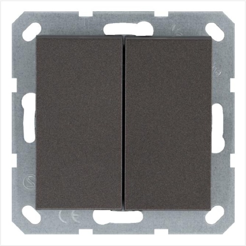 Переключатель перекрестный 2-кл. 10А IP20 механизм мокко Jasmart G3014Z Переключатель перекрестный 2-кл. 10А IP20 механизм мокко Jasmart G3014Z