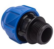 Муфта компрессионная соединительная ПНД НР 20х3/4 (270/45) | код 121001122120 | Valfex