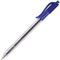 Ручка шариковая масляная автоматическая BRAUBERG Extra Glide R, СИНЯЯ, трёхгранный корпус, узел 0,7 мм, линия письма 0,35 мм, 142932 | код 142932 | BRAUBERG