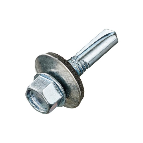 Саморез усиленный КР КРс ZP 5.5х25 оцинк. удлин. сверло контейнер (уп.50шт) Tech-Krep PRO/Zitar 142300