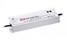 Источник питания AC-DC, 100Вт, IP67, вход 90…305В AC, 47…63Гц/127…431В DC, ККМ, выход 54В/1.77А, изоляция 3750В AC, в кожухе 220х68х39, -40…+70С | код HLG-100H-54 | MeanWell