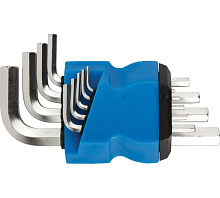 Ключи шестигранные, набор 9 шт (1.5-10 мм) в пластиковом держателе | код 64201М | FIT