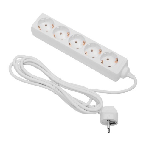 Удлинитель 5х3м с заземл. 16А IP20 S 5х3-Z 2.2кВт Volsten 9319 фото 2