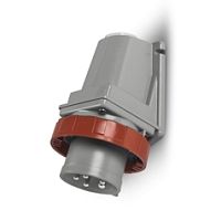 Разъем пром. силовой CEE настенный угловой, штекер, 32A, 3P+N+E 6h, 346_415VAC 50/60Hz, IP66/IP67/IP69, серия OPTIMA | код 245.3297 | Scame