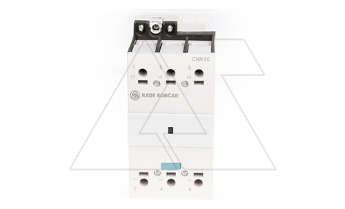 Контактор CNN 90 00 380/400V 50Hz, 3P, 90A/(105A по AC-1), 45kW(400VAC), 380/400VAC | код EAC605646 | Rade Koncar