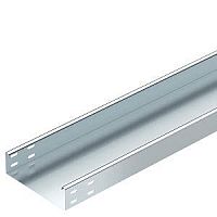 Лоток листовой кабельный LKSU 630 FT RU, 60х300х3000 мм, S=0,7 мм, неперфорированный, сталь, горячее оцинкование | код 6837433 | OBO Bettermann