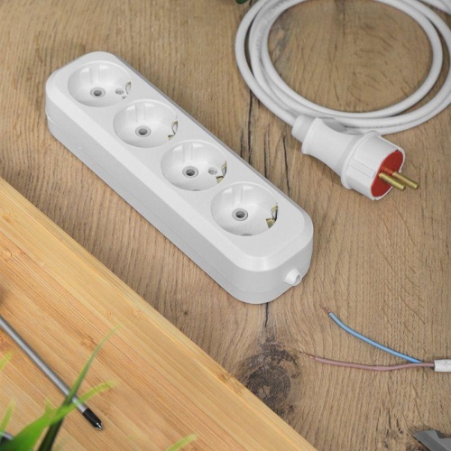 Колодка 4 гнезда c заземлением | код 11-8707 | REXANT фото 10