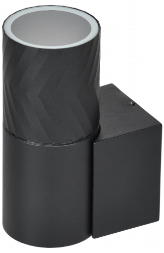 Светильник уличный 5107 настенный GU10 IP65 черный IEK | код LT-UBU0-5107-GU10-1-K02 | IEK