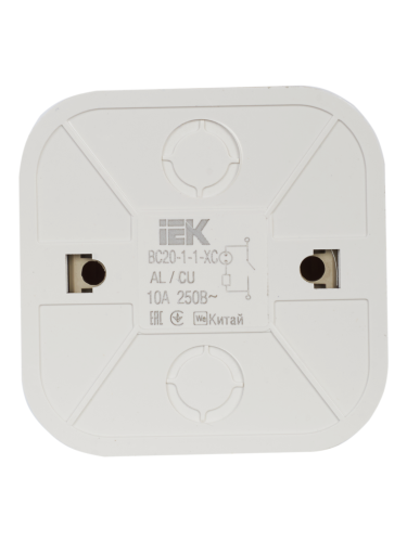 Выключатель 1-клавишный для открытой установки с индикацией ВС20-1-1-ХС 10А GLORY сосна | код EVH11-K34-10 | IEK фото 6