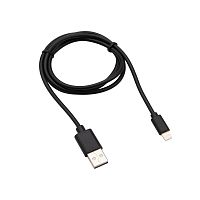 Кабель REXANT USB-Lightning 2 А, 1 м, черный ПВХ | код 18-7050| REXANT