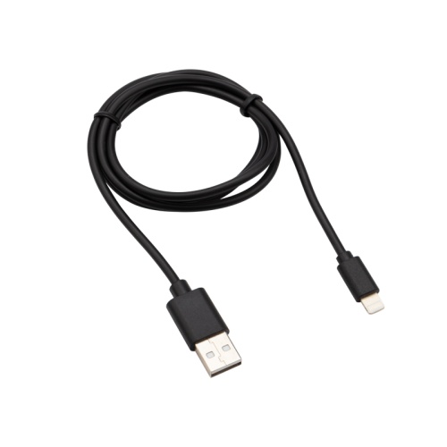 Кабель REXANT USB-Lightning 2 А, 1 м, черный ПВХ | код 18-7050| REXANT