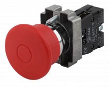 Кнопка XB2-BС42 Грибок без подсветки красный 1НЗ (ANDELI) | код ADL10-064 | ANDELI