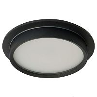 Светильник ДВО-25w GX70 без лампы черный IP44 | код 51106 | Feron