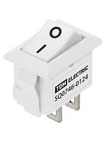 KCD11-101 250В AC/DC, 1P, 3А, (2с), ON-OFF, белый, Micro TDM | код SQ0746-0124 | TDM