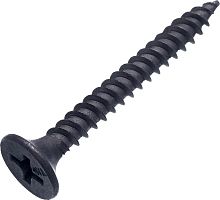 Саморез гипрок-металл 3.5х25 потай част. резьба оксид (уп.30шт) европодвес СТРОЙМЕТИЗ 2020041