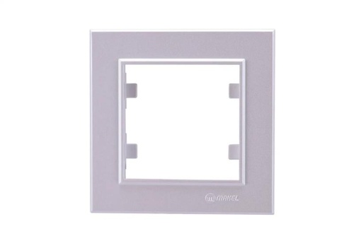 Рамка 1-м Karea горизонт. жемчуж. Makel 56100701