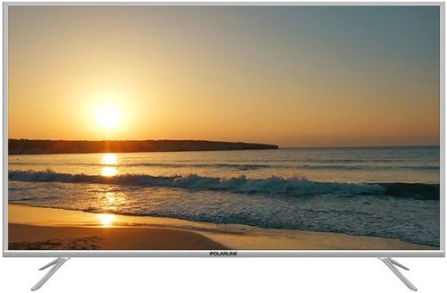 Телевизор LED PolarLine 65 65PU51TC-SM серебристый 4K Ultra HD 50Hz DVB-T DVB-T2 DVB-C WiFi Smart TV (RUS) | код 1595556 | POLARLINE