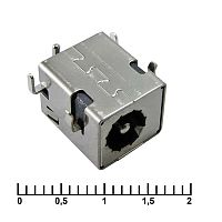 Разъём питания штырьковый PJ017 1.65 мм, SMD монтаж | код 83473 | Ruichi