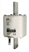 Предохранитель с ударной иглой NH-3_K/gG 250 A KOMBI 690V | код 004115120 | ETI