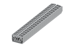254351 Клемма TB 2-2 проходная промежут. фронт. подключение, сеч. 2.5мм2, сер., шт | код 254351 | SUPU
