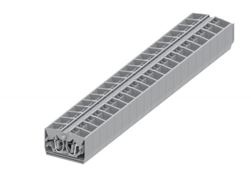 254351 Клемма TB 2-2 проходная промежут. фронт. подключение, сеч. 2.5мм2, сер., шт | код 254351 | SUPU