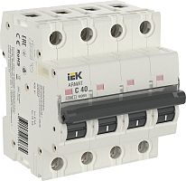 ARMAT Автоматический выключатель M06N 4P C 40А | код AR-M06N-4-C040 | IEK 