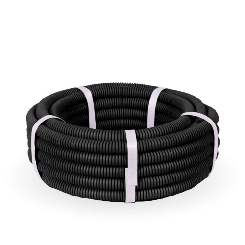 Труба гофрированная ПА негорючая (НГ) стойкая к ультрафиолету (УФ) черная с/з d16 мм (10м/уп) | код PR02.0264 | Промрукав фото 2 Труба гофрированная ПА негорючая (НГ) стойкая к ультрафиолету (УФ) черная с/з d16 мм (10м/уп) | код PR02.0264 | Промрукав фото 2