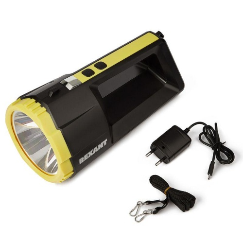 Фонарь аккумуляторный Voyager power bank фронтал. и боков. свет COB 8/12Вт аккум. 4.8А.ч 5ч работы Rexant 75-7824 фото 2