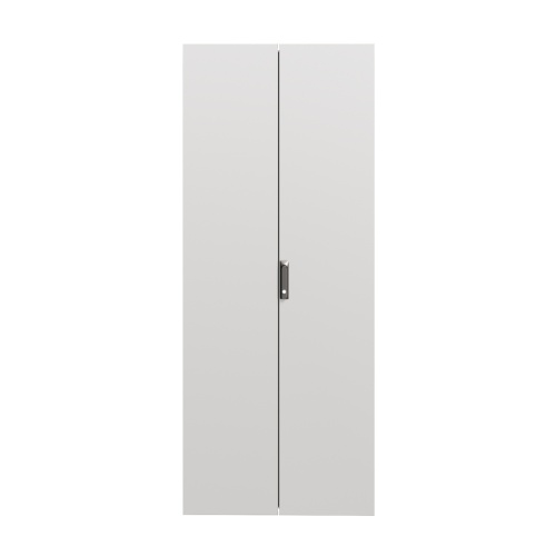 Дверь сплошная двухстворчатая для IT-CQE 2000 x 800 RAL7035 | код RGITCPED2080 | DKC